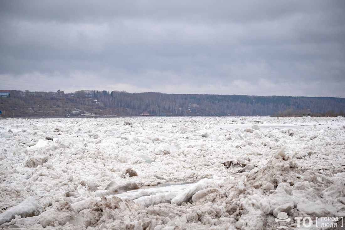 Город, Паводок, Томские новости, уровень воды Томь ледоход паводок интересные новости Томска Ледоход на Томи добрался до Оби