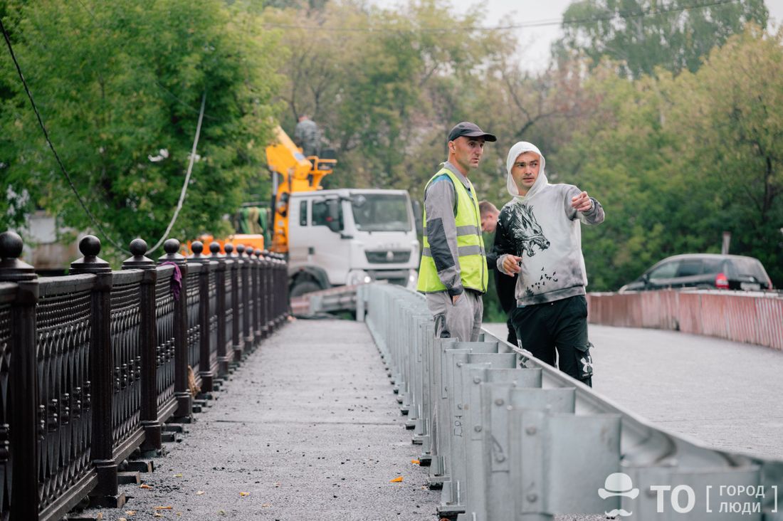 Власть, Город, Городское благоустройство, Томские новости, мэр власть город благоустройство интересные новости Томска фото аптекарский мост ремонт В Томске отремонтировали половину Аптекарского моста