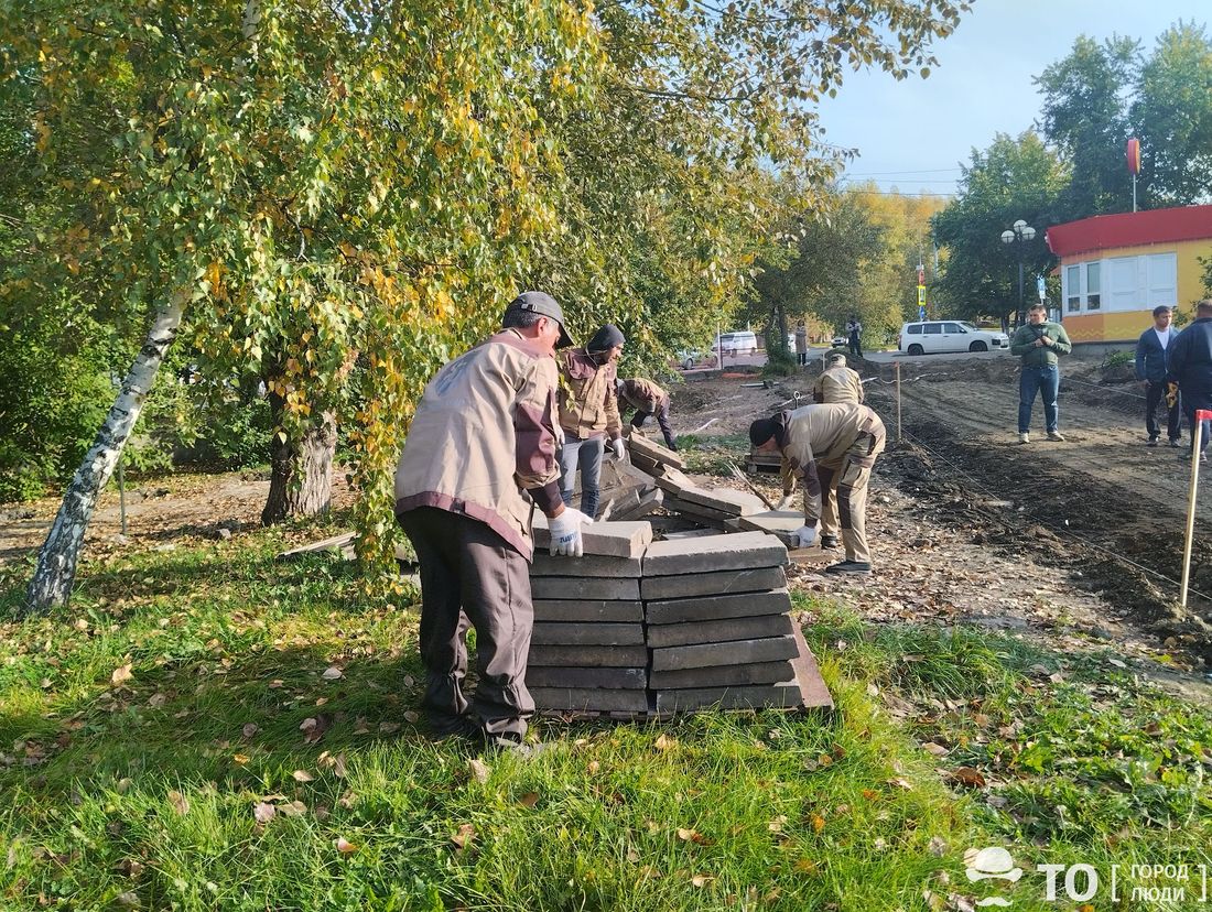 Город, Городское благоустройство, Томские новости, томск новости махиня мэрия благоустройство белое озеро интересное что происходит парки фгкс На Белом озере в Томске готовят территорию к укладке плитки