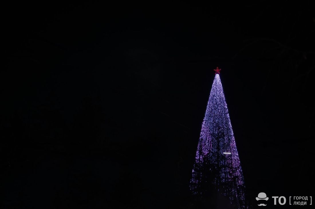 Город, Новый год ❄, Праздники, Томские новости, интересные новости Томска праздники иллюминация мероприятия афиша Томска Главную томскую елку зажгли на Ново-Соборной площади