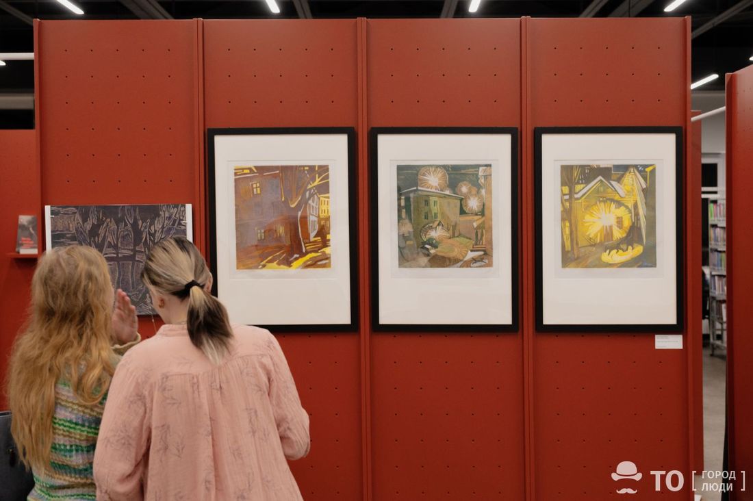 Город, Культура в Томске, Томские новости, интересные новости Томска культура выставка экспозиция куда сходить купить картины фото Выставка графики открылась в томском «Кабинете Пушкинского»