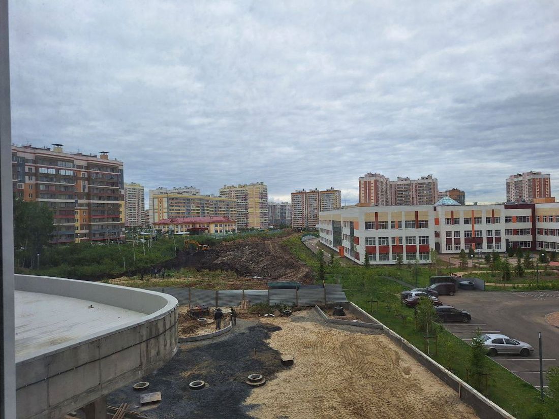 Город, Недвижимость и строительство, Томские новости, строительство благоустройство интересные новости Томска В томских Южных Воротах строят дорогу к поликлинике