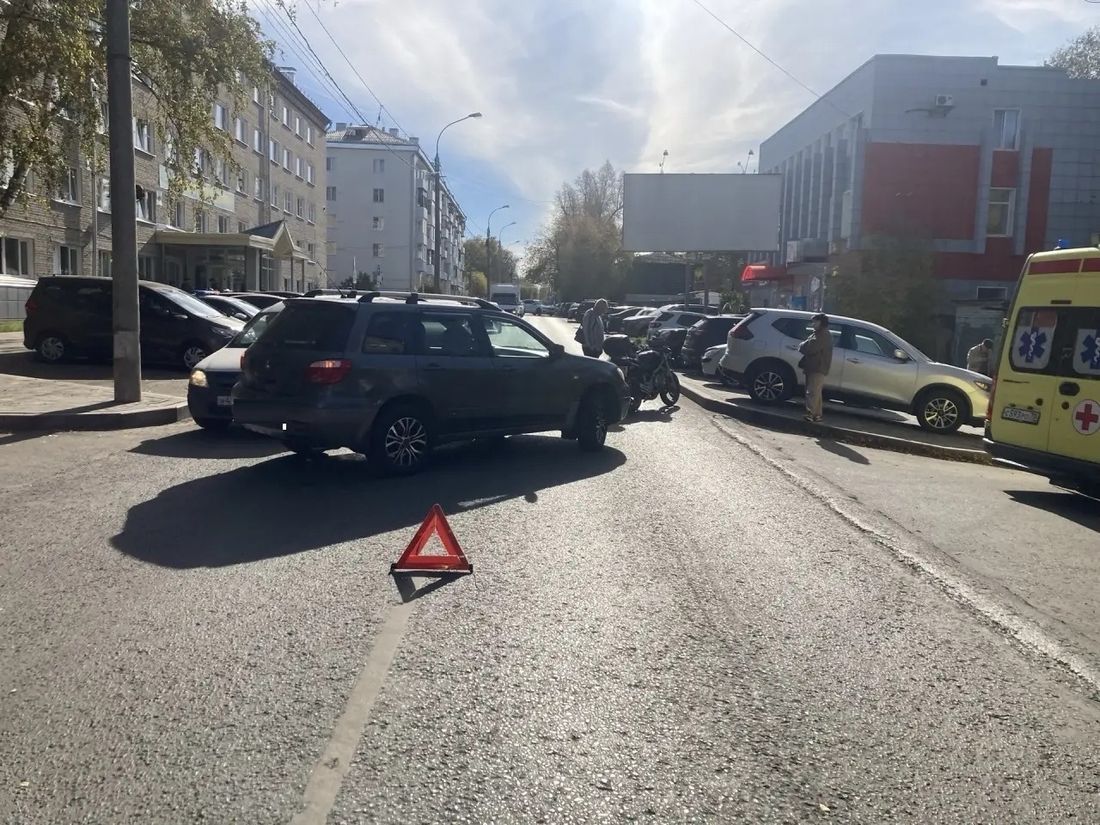 Город, Происшествия, Томские новости, авария ДТП сводка происшествий жесть Томска интересные новости Томска Мотоциклист пострадал в ДТП с иномаркой в Томске