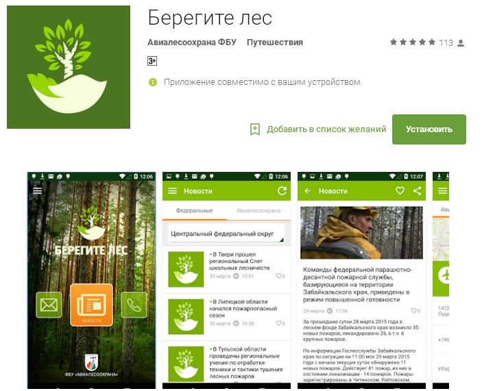 IT, Погода и природа, Томские новости, мобильное приложение берегите лес защита лесов У томичей появилась возможность беречь лес через мобильное приложение