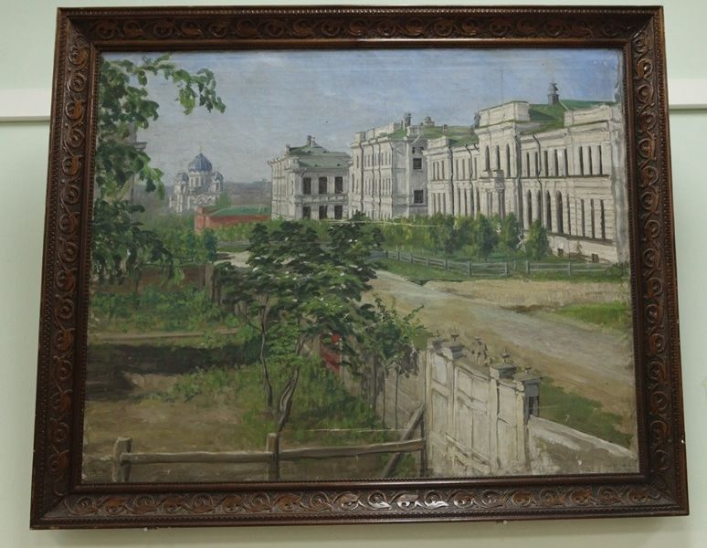 Культура в Томске, Томские новости, Вайнберг ТПУ картина нашли вуз В Томском политехе нашли картину начала прошлого века