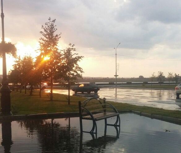 Город, Происшествия, Стихия в Томске и области, Томские новости, ливень ветер дождь коммунальные службы повалило деревья свалило крыши В Томске устраняют последствия сильного ливня