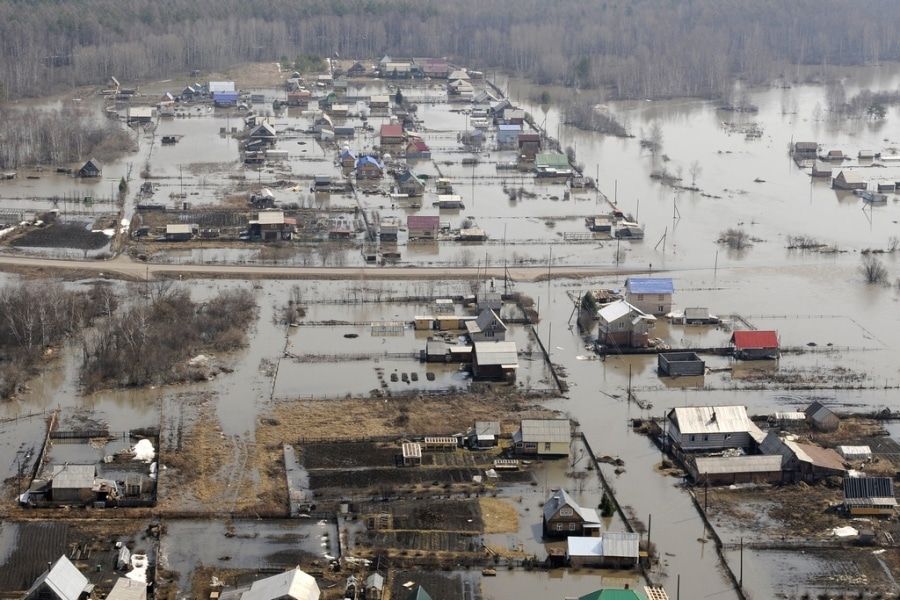 Паводок, Томские новости, перелив паводок На днях в Томской области ожидается перелив дороги Иштан - Никольское