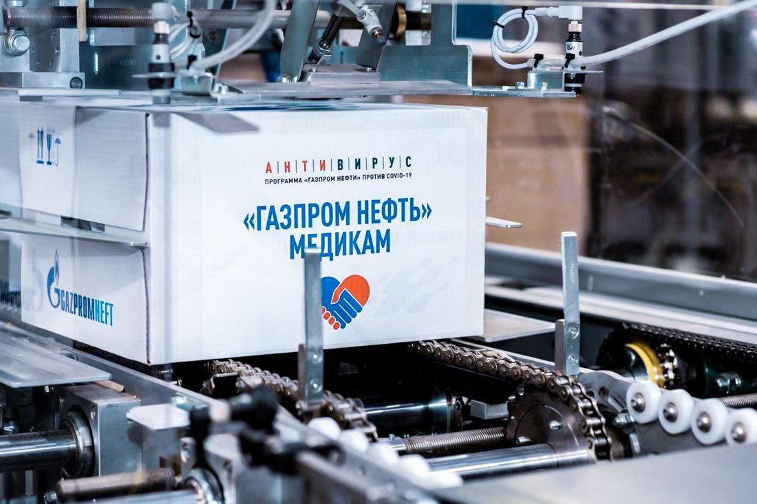 Газпром нефть, Коронавирус (Covid-19), Томские новости, антисептик коронавирус обеззараживание «Газпром нефть» безвозмездно отправила в больницы Томской области антисептик собственного производства