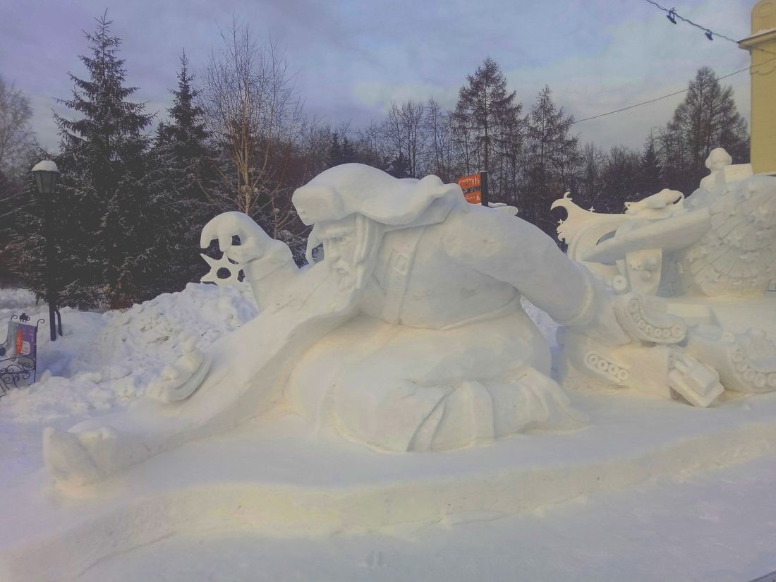 Конкурсы и акции, Томские новости, конкурс снежные скульптуры Шугуров Томичи заняли 1 место на фестивале снежных скульптур в Новосибирске