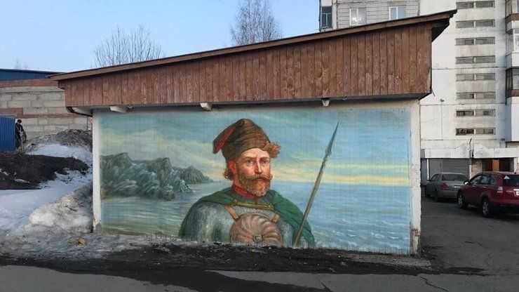 Городское благоустройство, Культура в Томске, Томские новости, рисунки на стенах граффити портерты томичи выдающиеся горожане уличное искусство стритарт Учитель истории предлагает закрашивать исписанные стены портретами выдающихся томичей