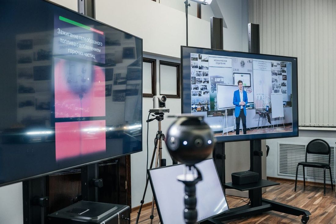 Образование и наука, Томские новости, ТПУ, ТПУ образование вуз учеба цифровые технологии пандемия цифровые инструменты В Томском политехе открылась первая в России мультимедийная аудитория