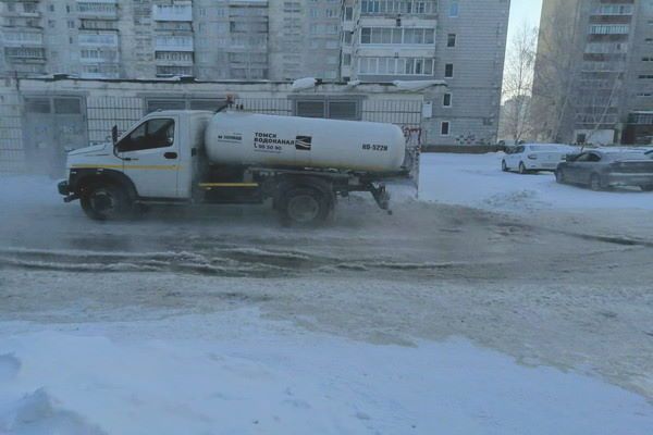 ЖКХ, Происшествия, Томские новости, авария затопило подтопило проблемы когда дадут воду график отключения аварийные работы Часть жителей томского микрорайона Спичфабрика останется без воды до вечера