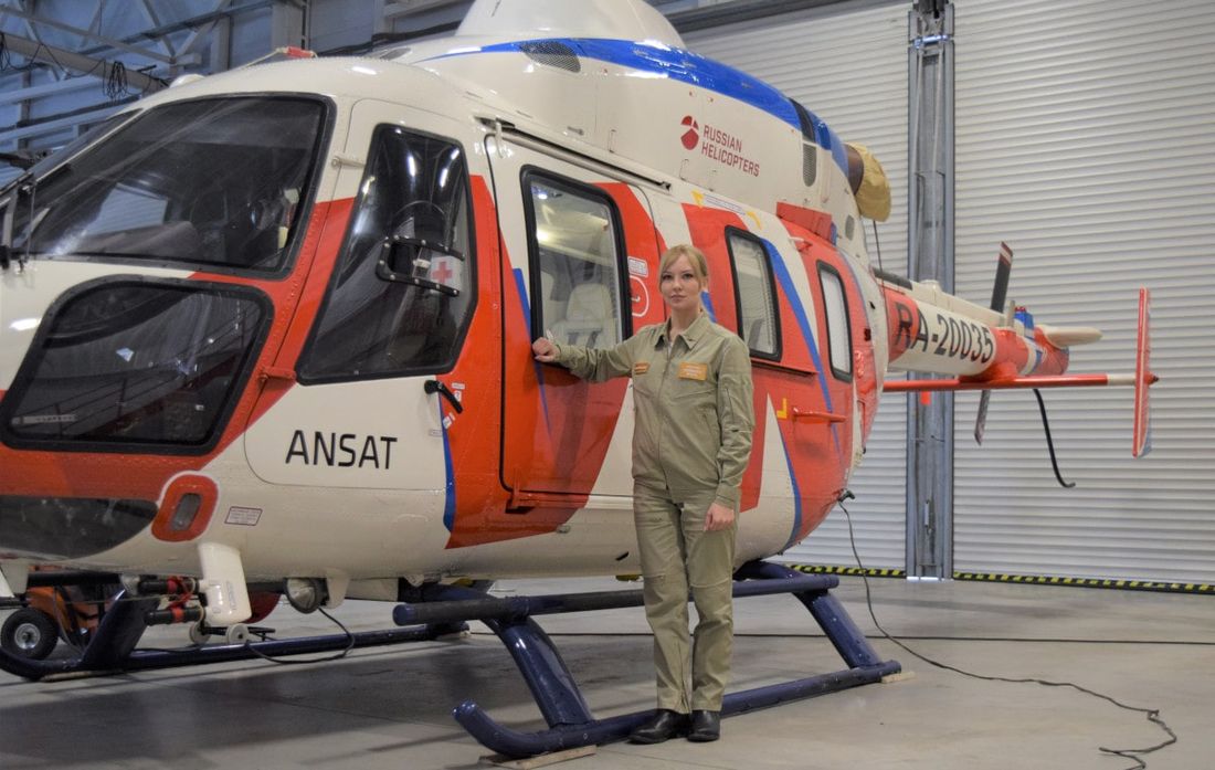 Томские новости, Ирина Долина санавиация полет спасение женщина-пилот Девушка-пилот впервые будет управлять вертолетом санавиации в Томской области