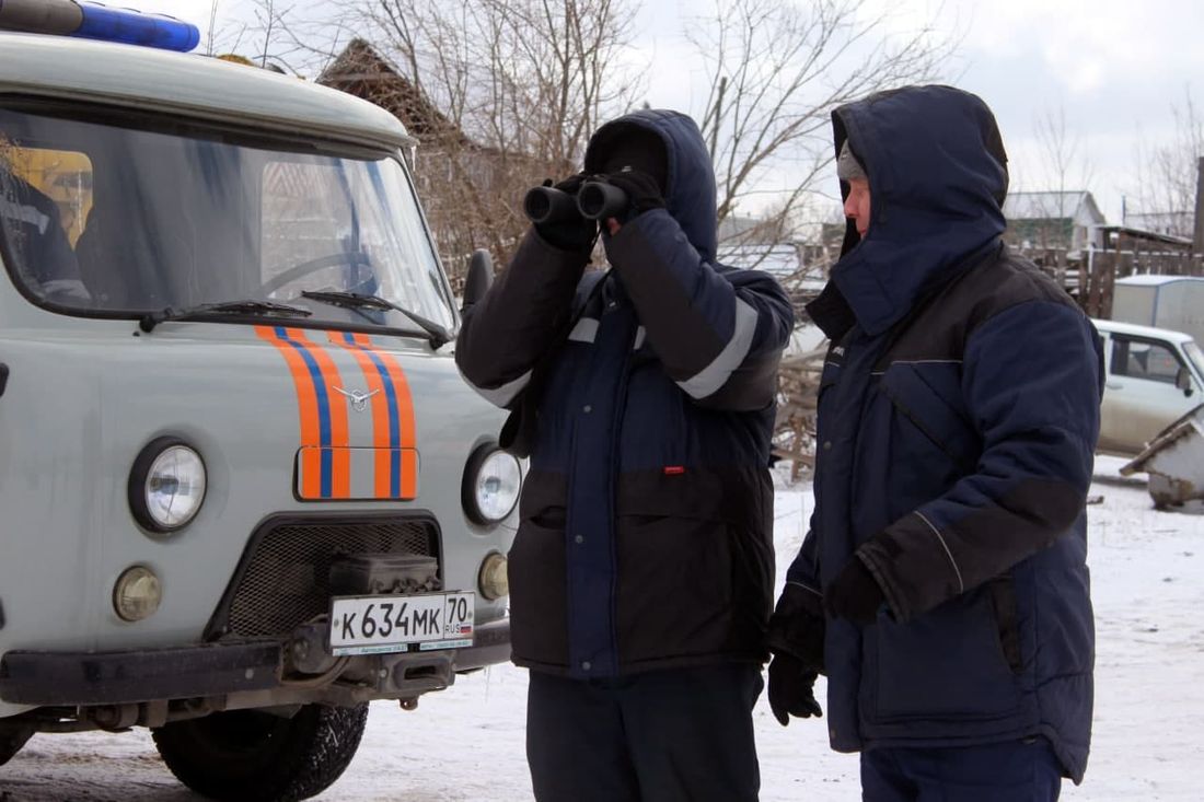 Происшествия, Томские новости, большая вода собаки пострадали спасают животных спасатели В Томске спасают собак, застрявших на острове посередине Томи
