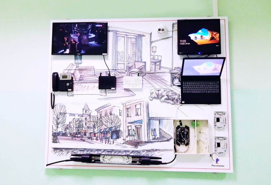 Ростелеком, Томские новости, ростелеком стенд юбилей лицей школа образование высокие технологии IT «Ростелеком» поздравил с юбилеем Томский физико-технический лицей