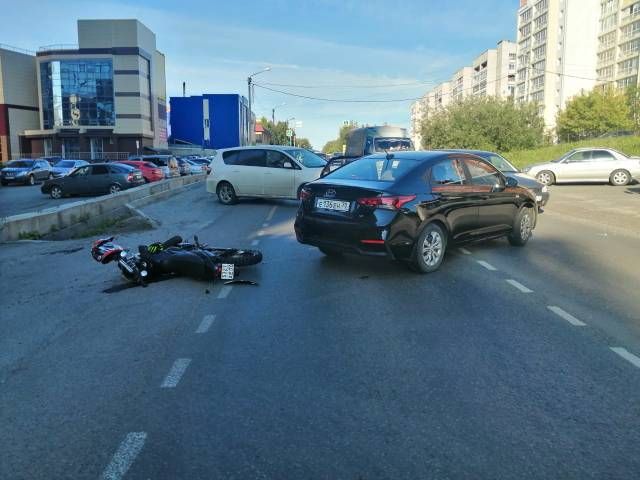 Происшествия, Томские новости, авария ДТП врезались пострадали сводка происшествий жесть Томска Мотоциклист пострадал при столкновении с иномаркой в Томске