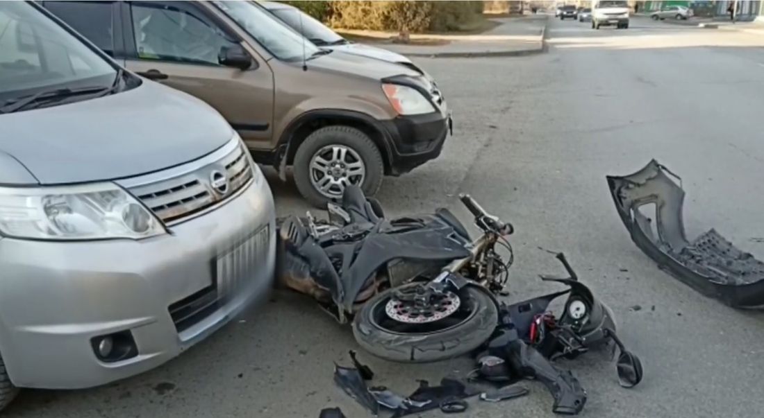 Происшествия, Томские новости, авария ДТП сводка происшествий врезались пострадали аварии жесть Томска Мотоциклист пострадал в ДТП с 3 автомобилями в Томске