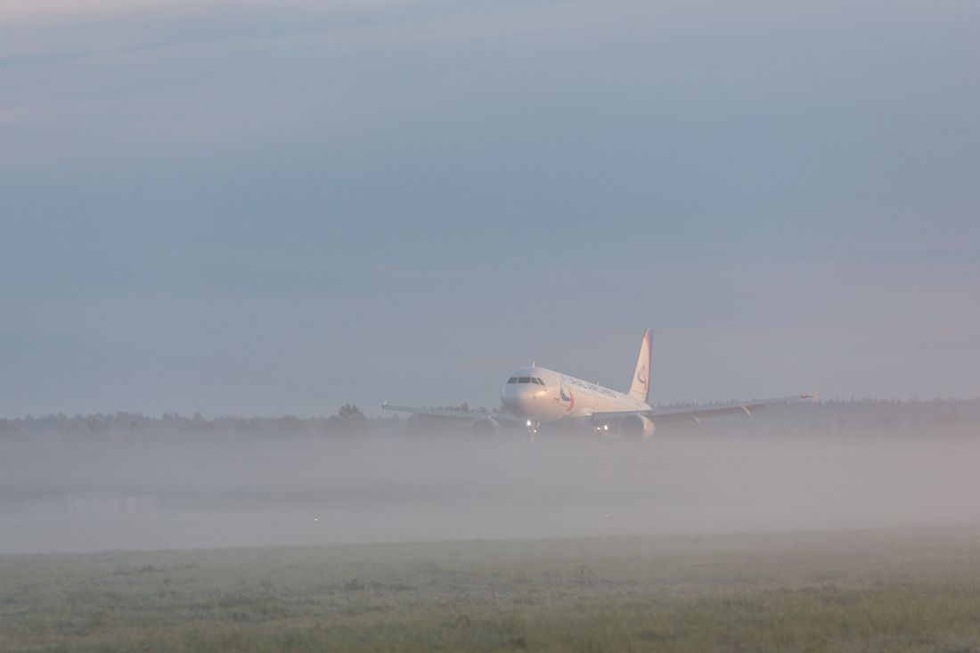 Томские новости, аэропорт рейсы авиарейсы прибытие задержка туман Задерживается прибытие четырех авиарейсов в Томск, в городе туман