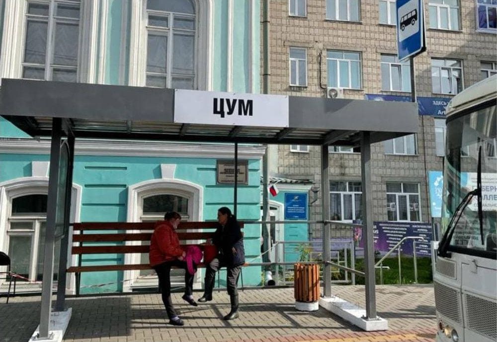 Городское благоустройство, Общественный транспорт, Томские новости, остановка цум павильон чугун общественный транспорт безопасность дороги благоустройство В Томске до конца года установят чугунный павильон на остановке «ЦУМ»