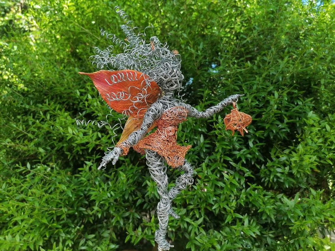 Зелень в городе, Культура в Томске, ТГУ, Томские новости, ботанический сад фея культура скульптура В Ботаническом саду ТГУ поселилась Зелигена