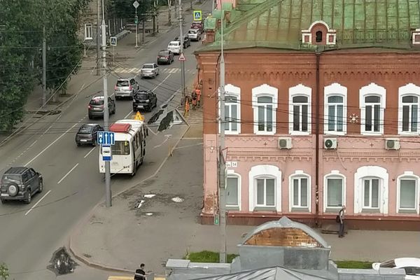 Город, Городское благоустройство, Общественный транспорт, Томские новости, общественный транспорт движение автобусы остановка В Томске до августа закроют остановку «Краеведческий музей»