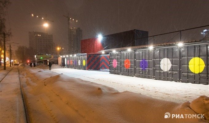 Томские новости, рынок контейнеры торговля фрунзенский рынок В Томске Фрунзенский рынок начнет торговать из «арт-контейнеров»