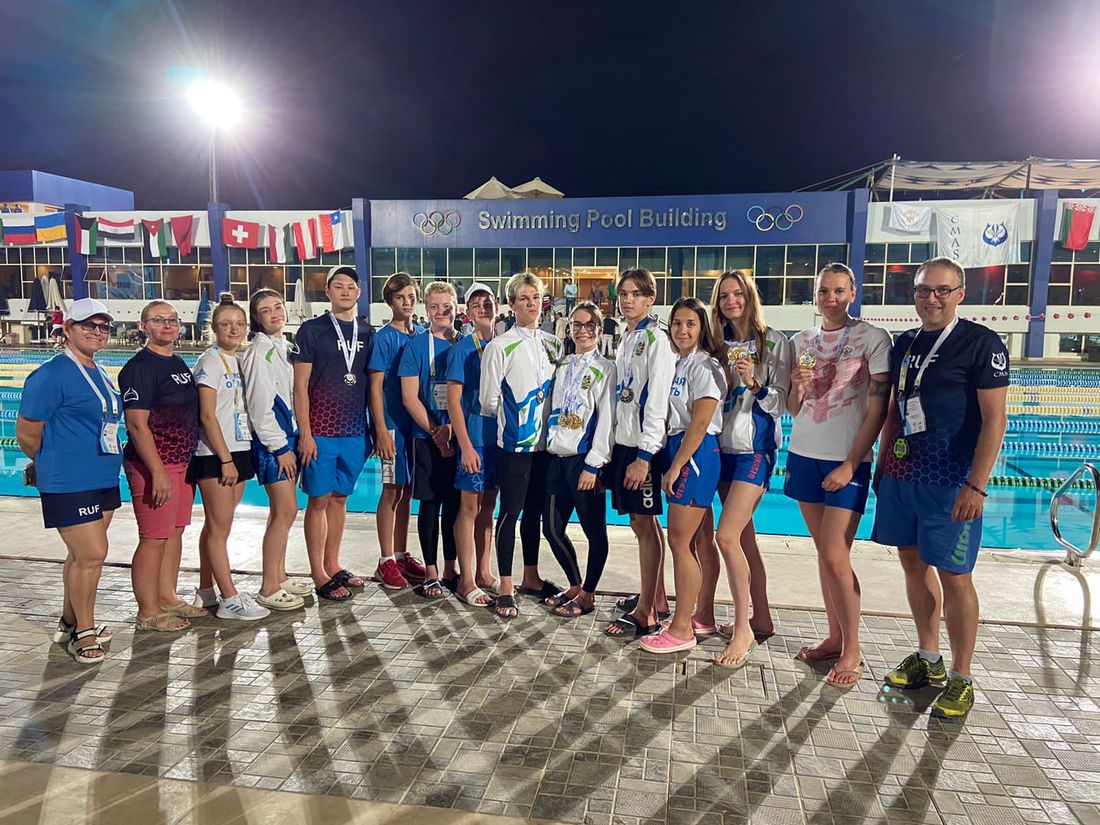 Спорт, Спорт в Томске, Томские новости, медали награды победили спорт подводное плавание ласты Томские подводники привезли 10 золотых медалей с финала кубка мира в Шарм-эль-Шейхе