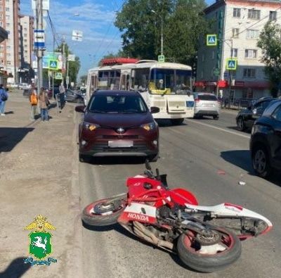 Происшествия, Томские новости, авария ДТП врезались пострадали сводка происшествий жесть Томска инциденты ЧП Мотоциклист пострадал при столкновении с иномаркой в Томске