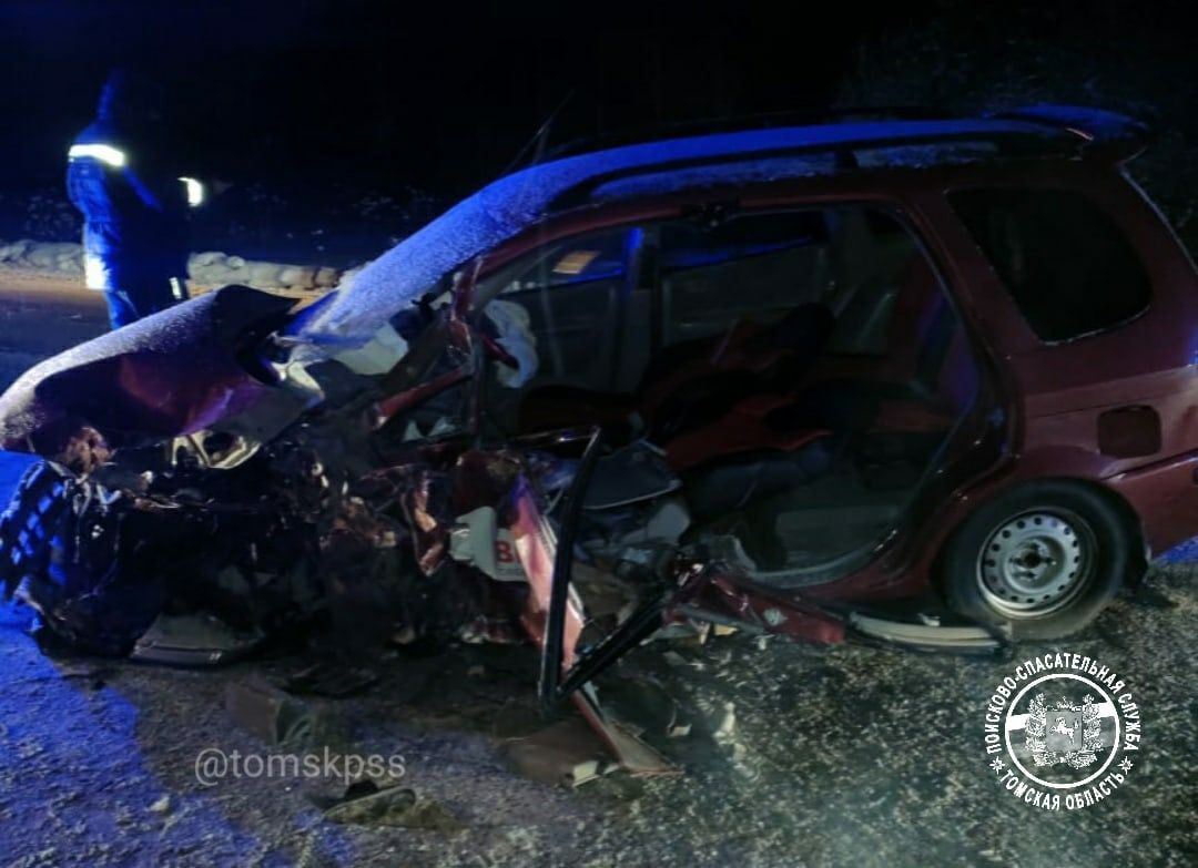Происшествия, Томские новости, авария ДТП врезались пострадали сводка происшествий жесть Томска дорожная обстановка Мужчина пострадал при столкновении двух иномарок на трассе под Томском