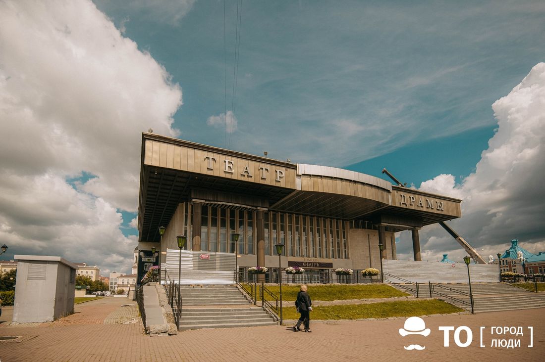 Томские новости, ремонт строительство драмтеатр театр драмы интересные новости Томска Ремонт крыши Томского театра драмы планируют закончить в 2022 году