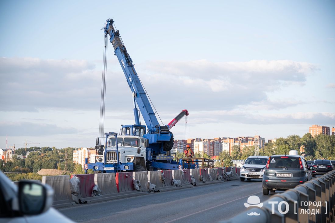Дороги, Томские новости, Коммунальный мост большегрузы ограничение ремонт восстановление инфраструктура дороги В Томске на сутки ограничат движение большегрузов по Коммунальному мосту