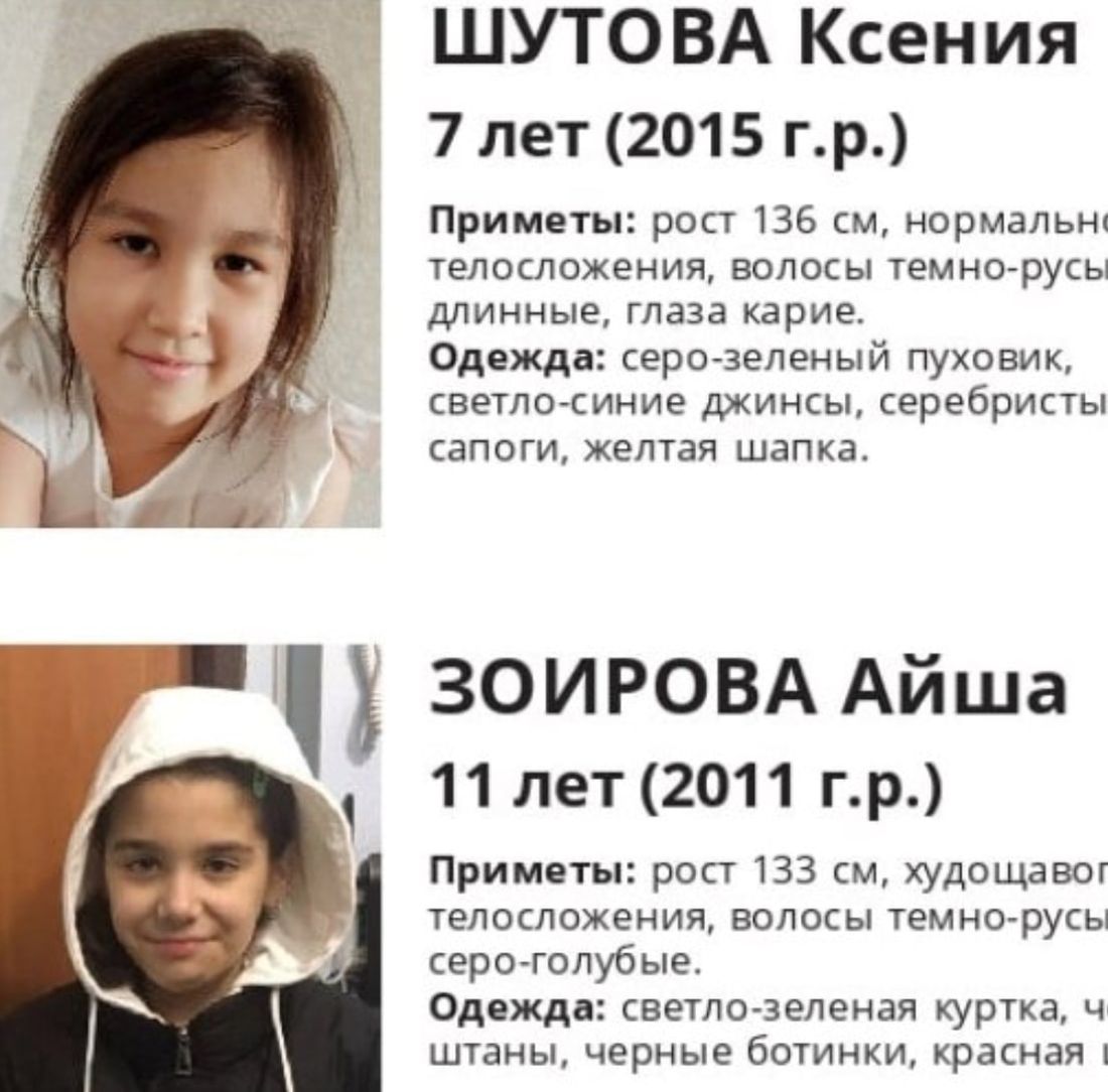Происшествия, Томские новости, пропали розыск исчезли поиск детей помощь лиза алерт новости Томска В Томске разыскивают двух пропавших девочек