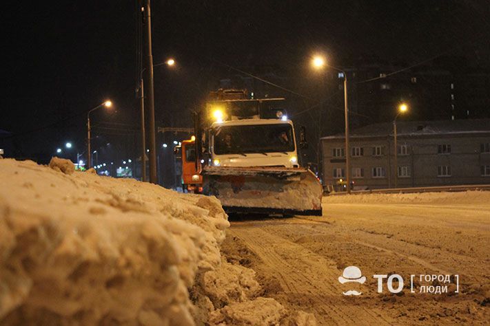 Дороги, ЖКХ, Томские новости, уборка снега чистят снег Советский район Томичей просят не парковаться вдоль некоторых улиц Советского района