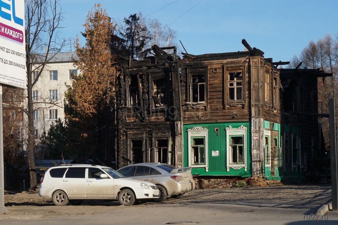 Городское благоустройство, Деревянная архитектура, Томские новости, Вместо снесенного дома на Красноармейской в Томске появится газон и парковки