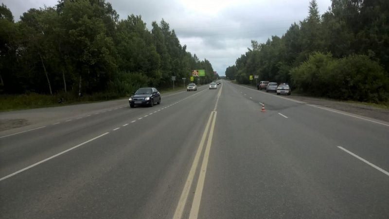 Происшествия, Томские новости, авария ДТП врезались столкнулись пострадали сводка происшествий Honda и Yamaha столкнулись в Томске, пострадал мотоциклист