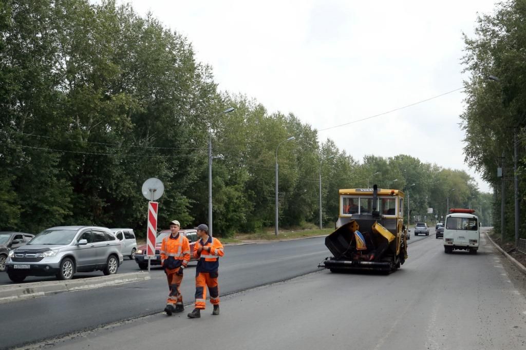 Дороги, Томские новости, ремонт дорог большая подгорная томские дороги асфальт чинят улицу схема проезда дорожники В Томске завершается ремонт на Большой Подгорной