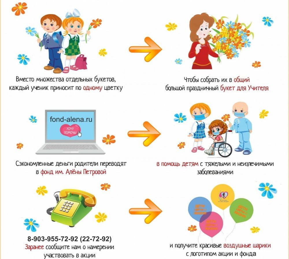 Благотворительность, Томские новости, акция цветы жизни подарки учителям на 1 сентября Томичей приглашают присоединиться к благотворительной акции «Дети — цветы жизни»