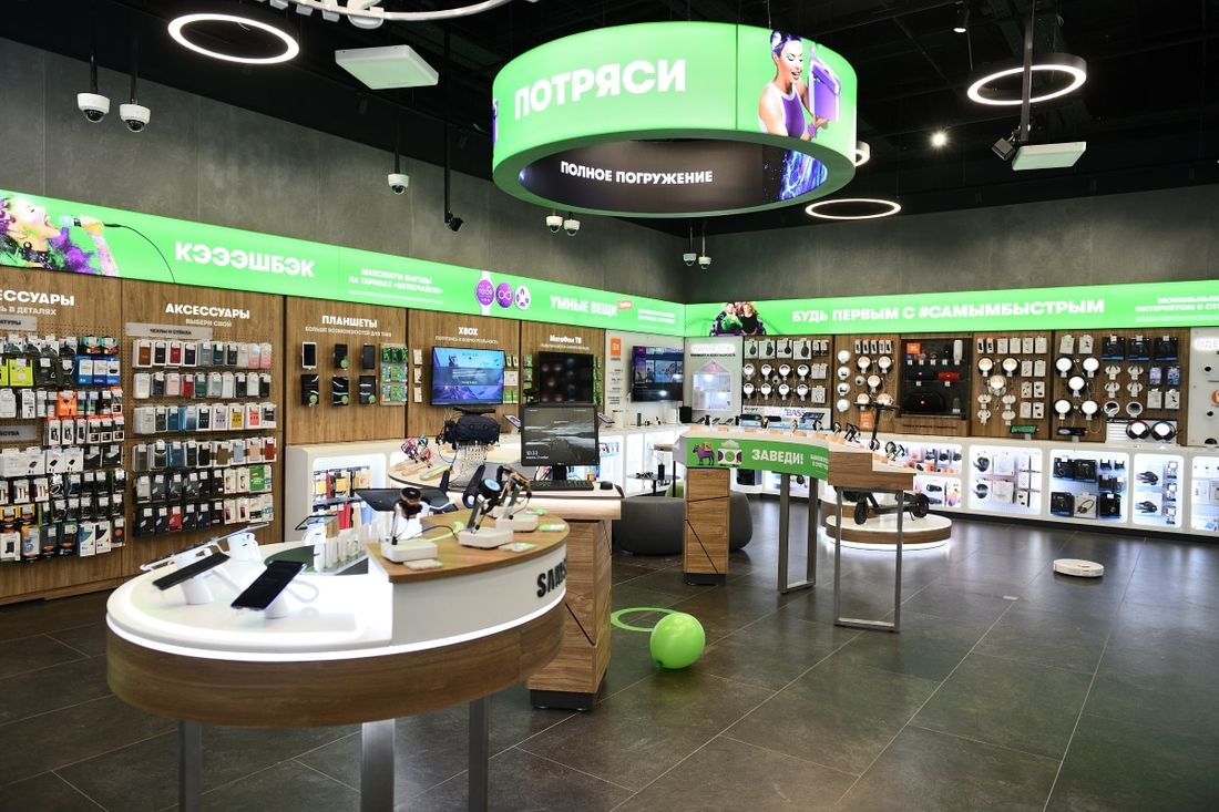 Томский Обзор, новости, МегаФон, Мировые новости мегафон магазин розничная сеть МегаФон открыл первый Experience store в Москве