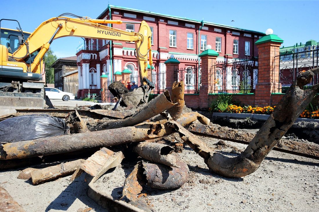 ЖКХ, Томские новости, мэрия городское хозяйство благоустройство 20 сентября Никитина раскопки Мэр Томска поручил завершить реконструкцию теплосетей на Никитина до 20 сентября