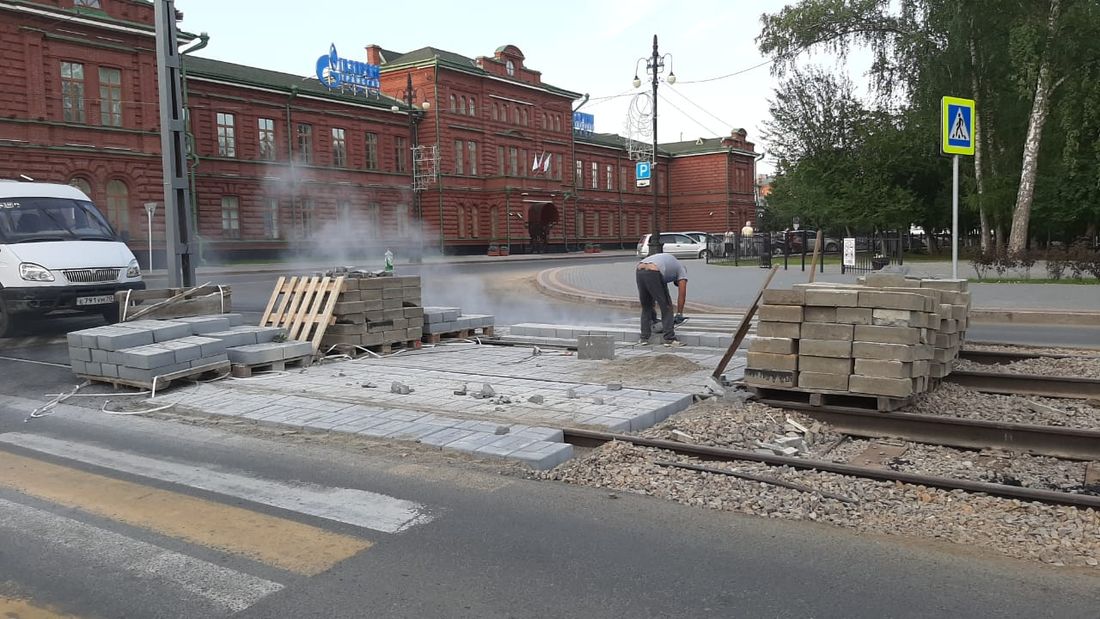 Дороги, ЖКХ, Томские новости, ремонт путей трамвай дороги когда починят запустят трамваи В Томске завершается ремонт трамвайных путей на Советcкой