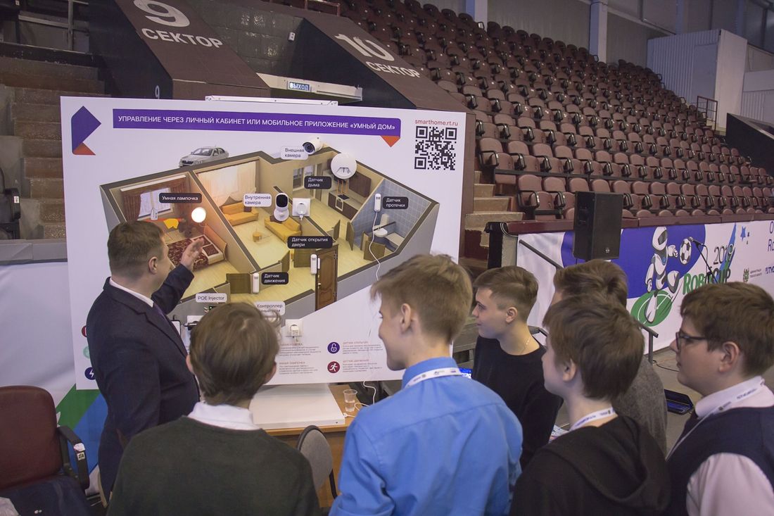 Ростелеком, Томские новости, robocup роботы чемпионат по робототехнике «Ростелеком» в Томске выступил партнером чемпионата RoboCup Russia Open 2019