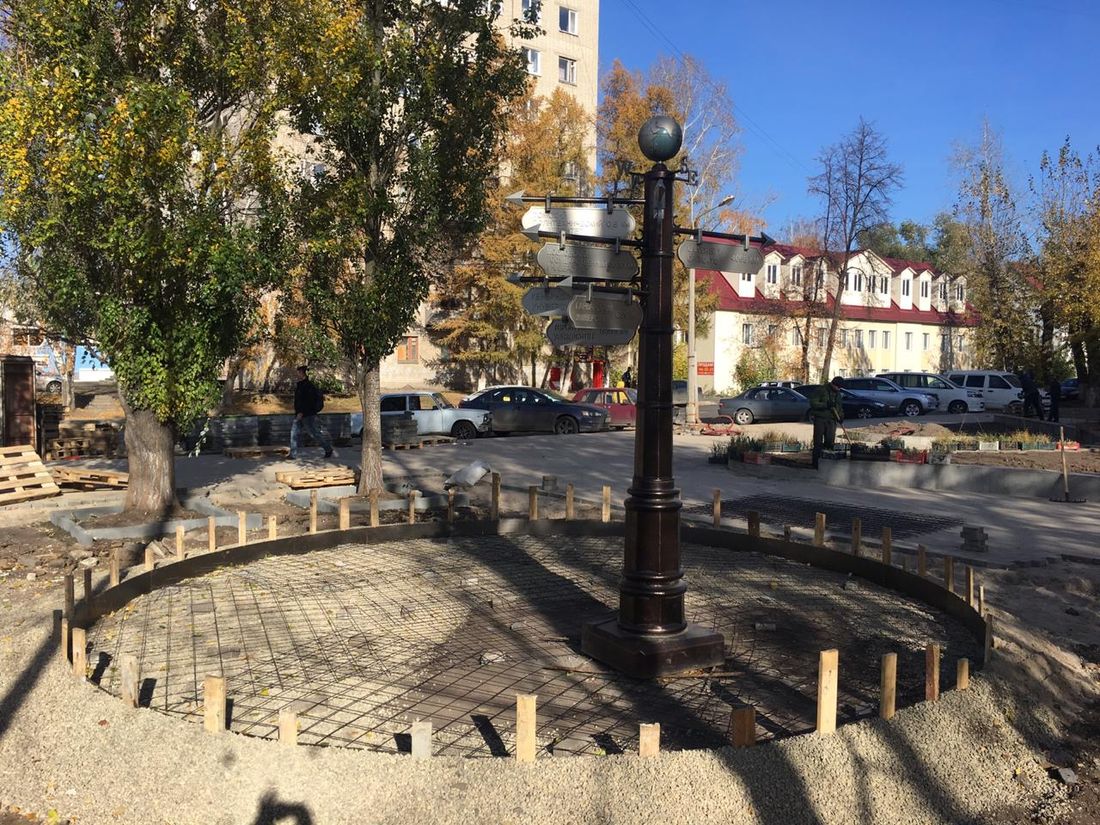 Городское благоустройство, Томские новости, живая лаборатория новые общественные пространства В Томске завершается благоустройство «многонационального» сквера на ул.Усова