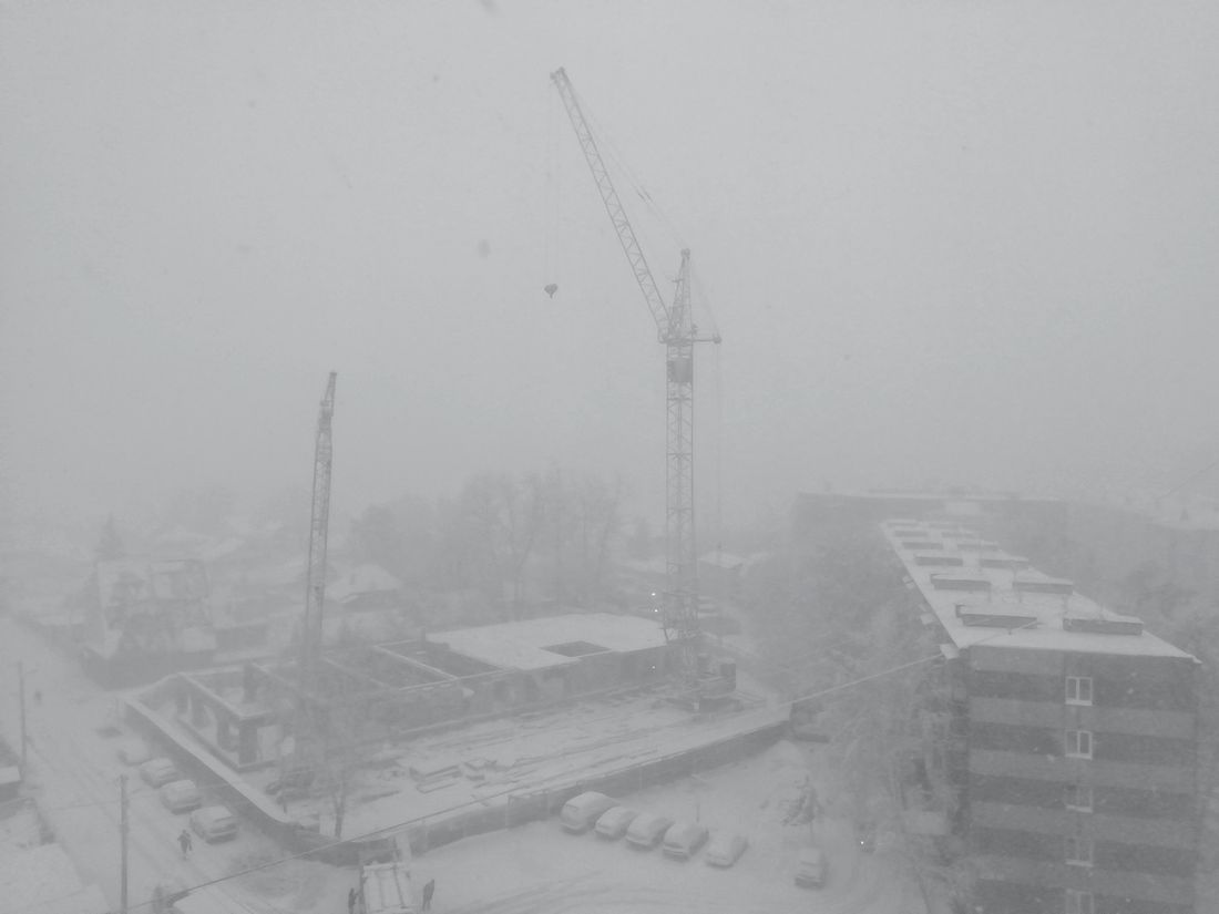 Дороги, Стихия в Томске и области, Томские новости, снегопад пробки Томск встал «пробках» из-за снегопада