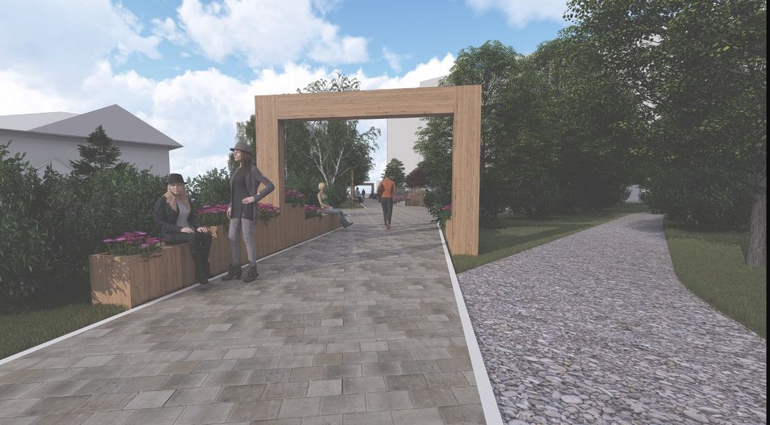 Городское благоустройство, Томские новости, городская среда общественные пространства новые места в Томске для пешеходов парки и зоны отдыха В Томске на пересечении Кирова-Красноармейской обустроят зону тихого отдыха