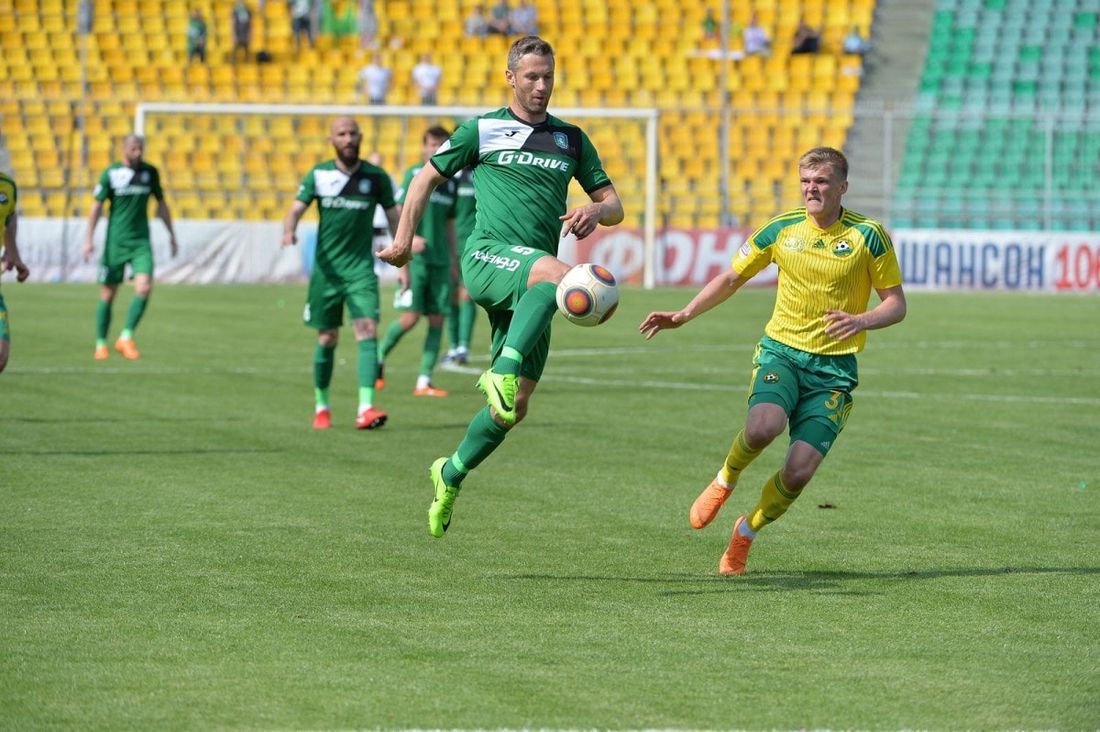 Спорт, Томские новости, Томь матч футбол проиграли выиграли ничья краснодар томь осталась в премьер лиге Встреча «Томи» и «Кубани» закончилась со счетом 3:3