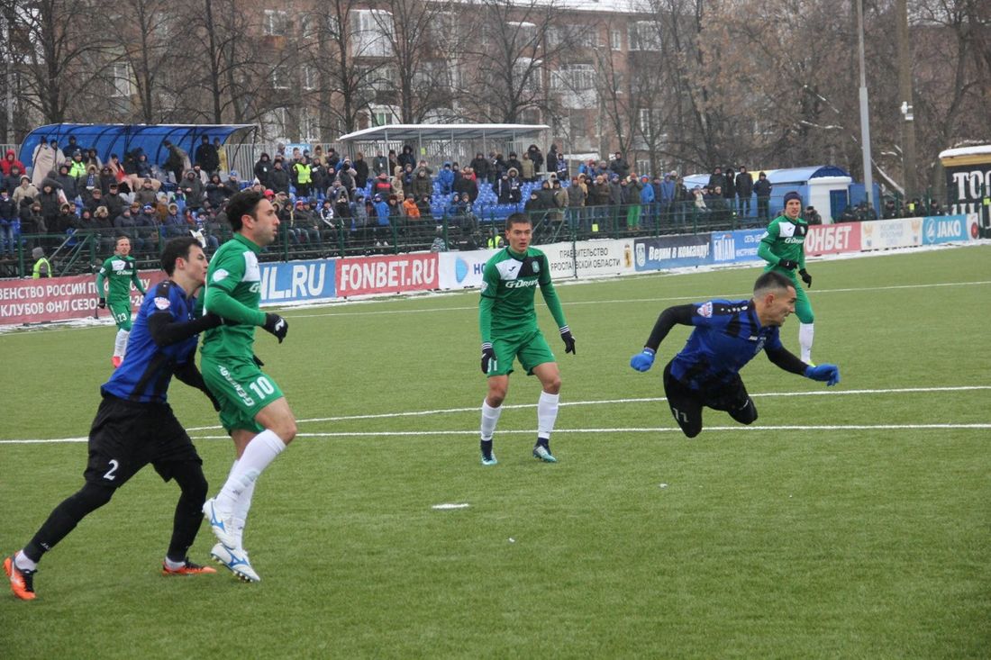Спорт, Томские новости, Томь Шинник премьер-лига высшая лига матч чотамутоми Первый в этом году матч «Томи» в ФНЛ закончился ничьей