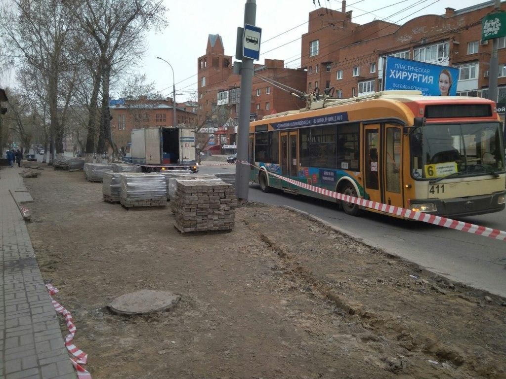 Городское благоустройство, ЖКХ, Томские новости, спецавтохозяйство бордюры тротуары ремонт В Томске продолжается ремонт тротуаров