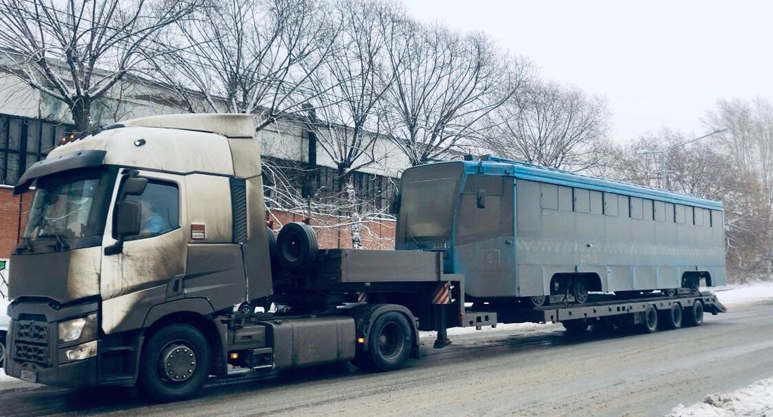 Общественный транспорт, Томские новости, трамваи оборудование общественный транспорт больше трамваев В Томск прибыли пять трамваев из Москвы