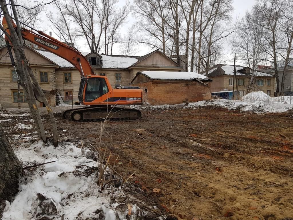 Город, Томские новости, снесли дом аварийное жилье интересные новости Томска В Томске снесли аварийный дом в Инструментальном переулке