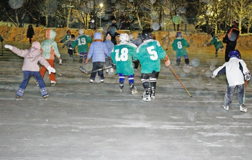 Неделя детского хоккея в Томске. Тренировка на 
